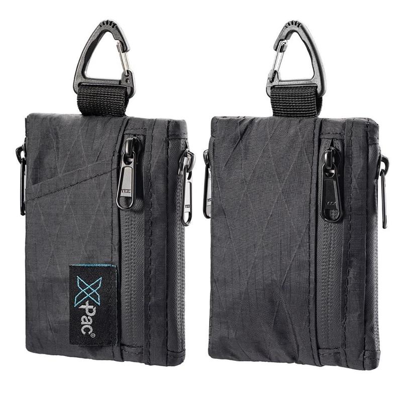 Carteira EDC Pequena Multiuso X-PAC Com Chaveiro, Porta Moedas